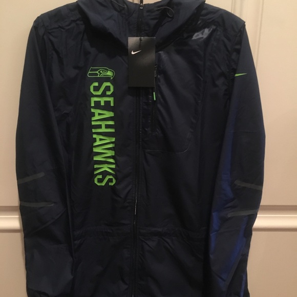 seahawks women's rain jacket
